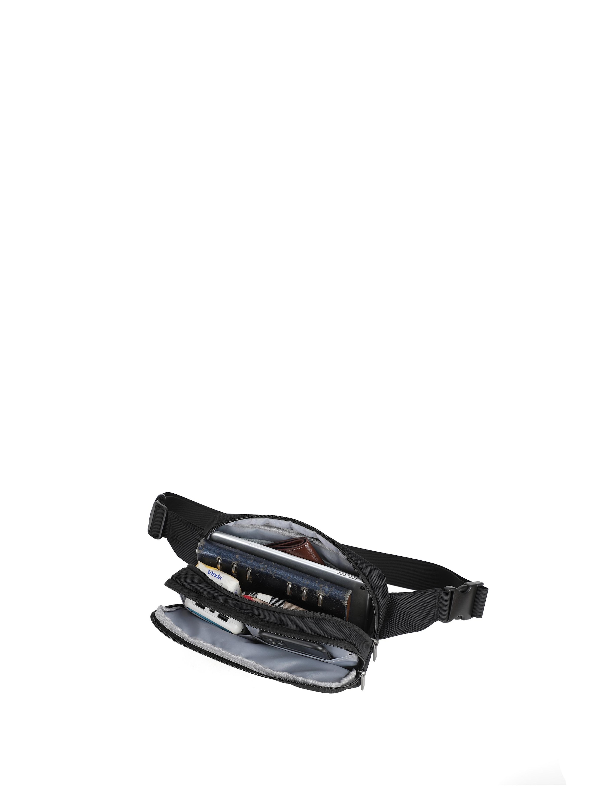 Marsupio 'Marsupio Unisex Aoking con Zip e Tracolla Regolabile' di Aoking in nero