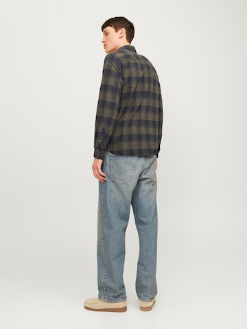 JACK & JONES Slim fit Overhemd 'JJJoshua' in Groen