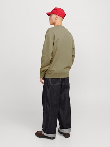 Felpa 'JJECharge' di JACK & JONES in verde