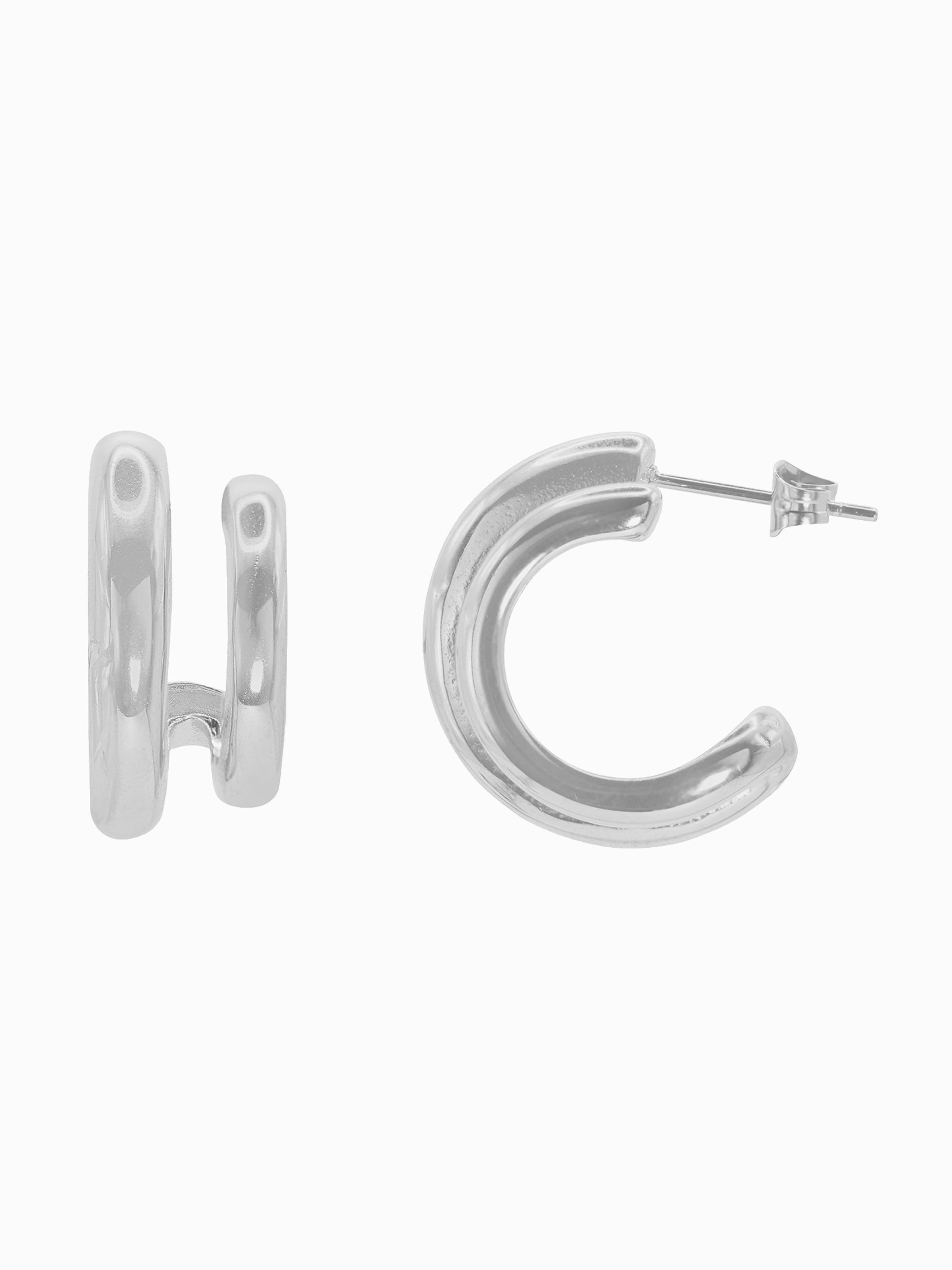 Heideman Earrings 'Nerva' in Silver: front