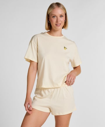 Hunkemöller Pajama in Gelb: Vorderseite