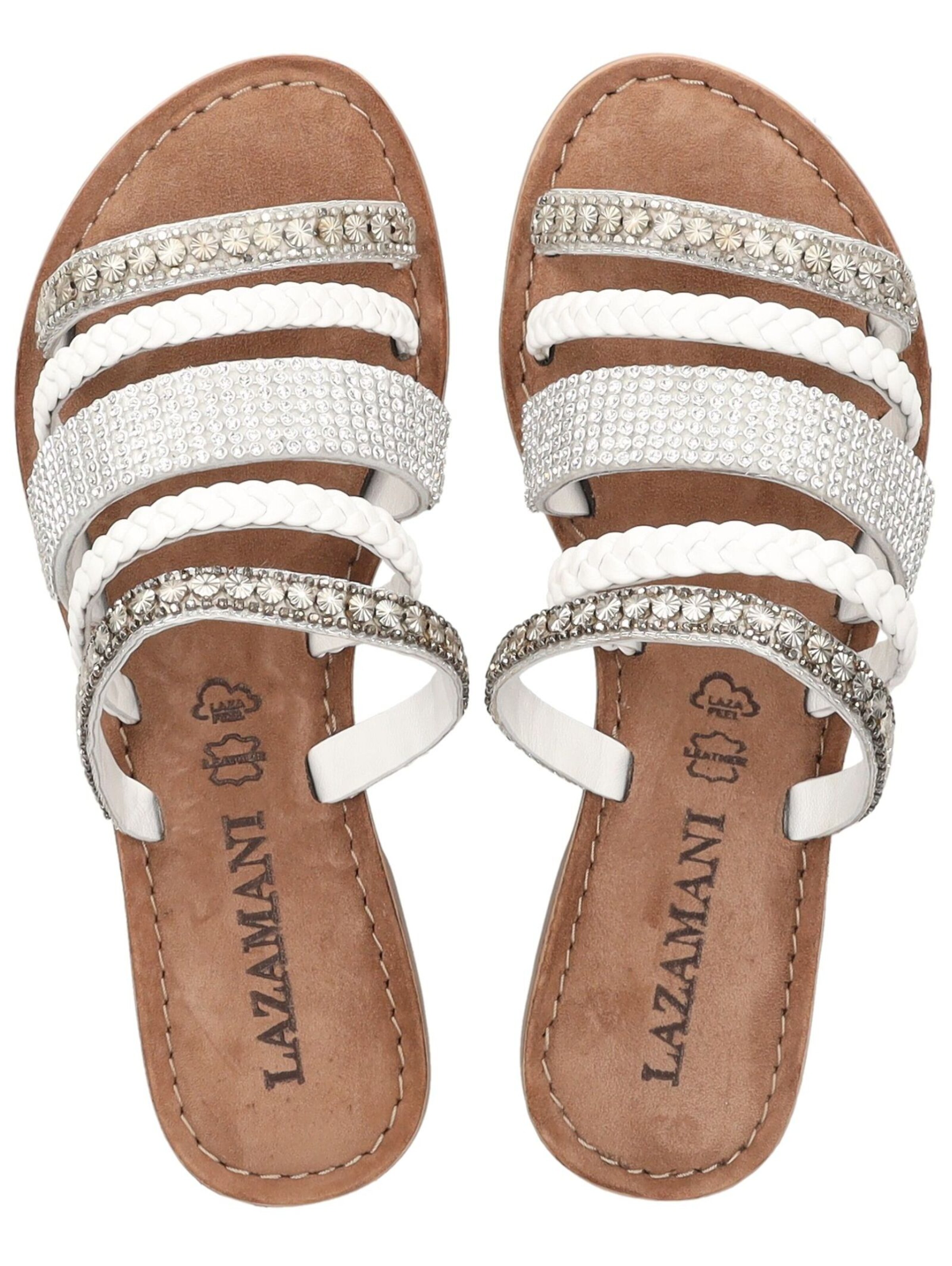 LAZAMANI Mules in White