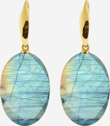 Boucles d'oreilles Gemshine en bleu : devant