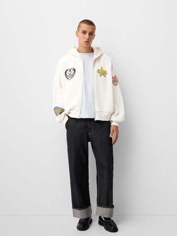 Veste de survêtement Bershka en beige