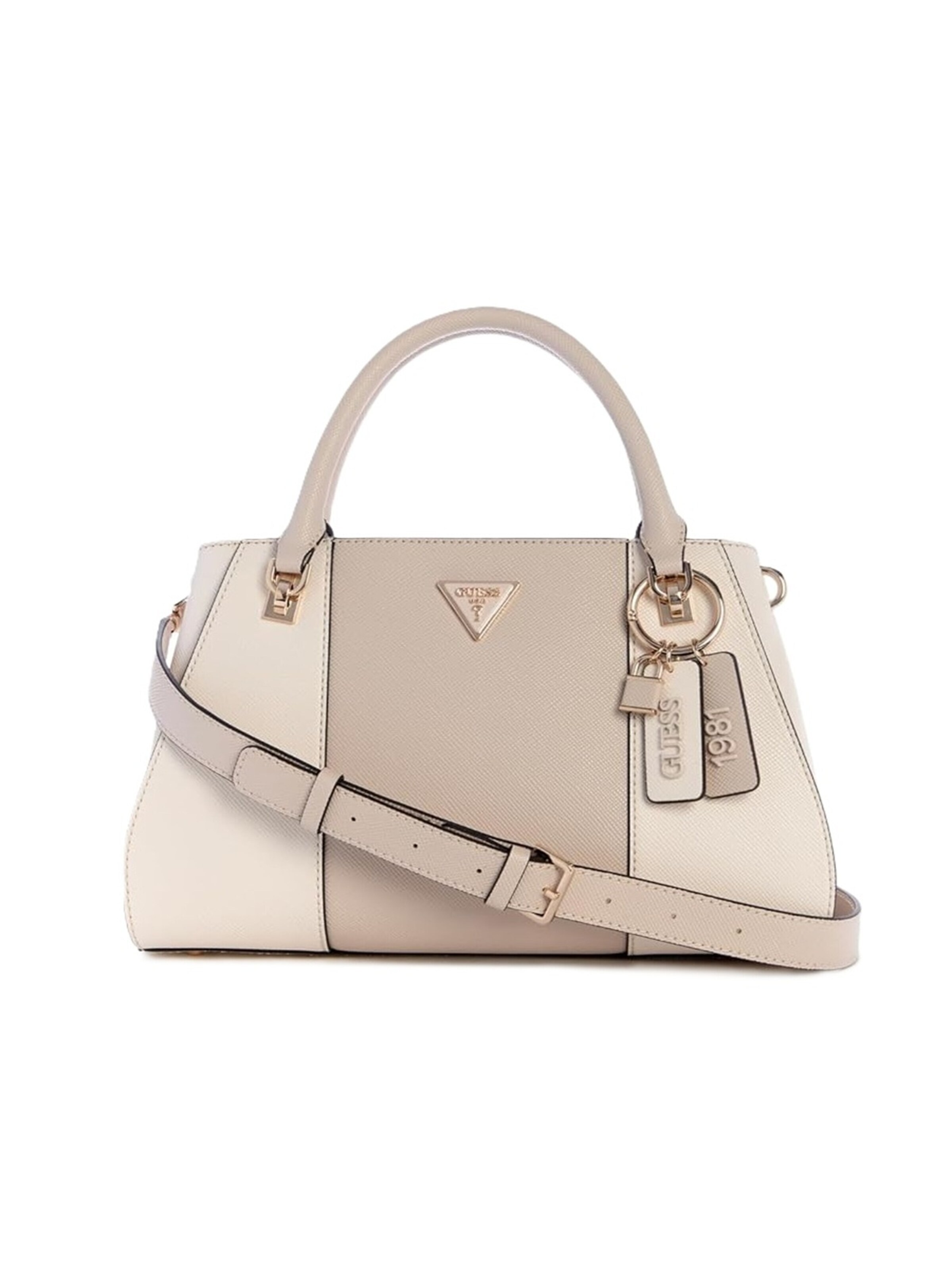 GUESS Shoulder Bag 'ZG967207' in Beige: front