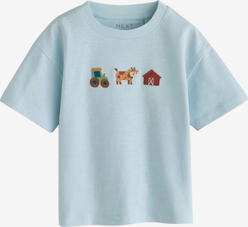 Next Shirt in Blauw: voorkant