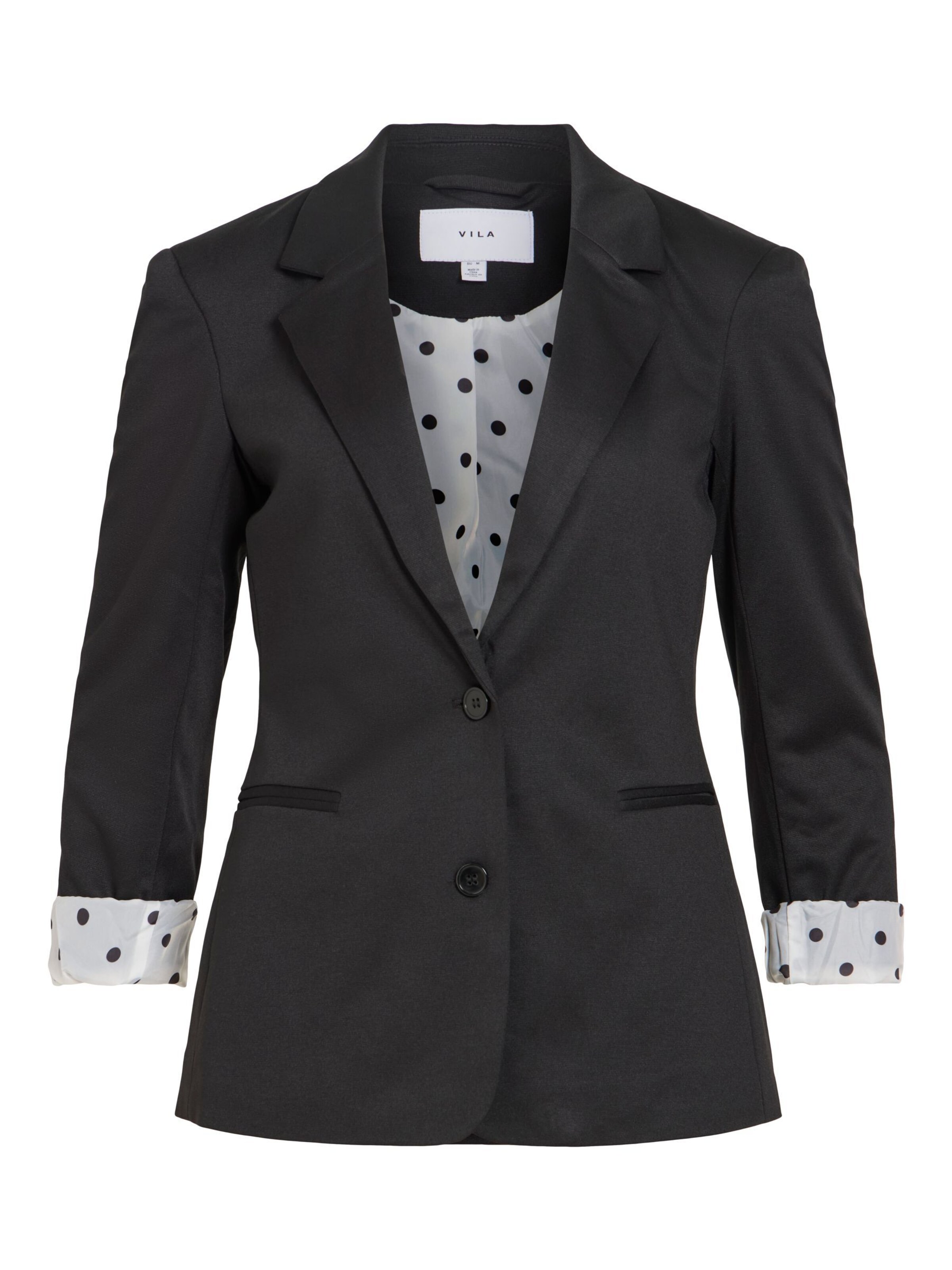 Blazer 'VISaga' di VILA in nero: frontale