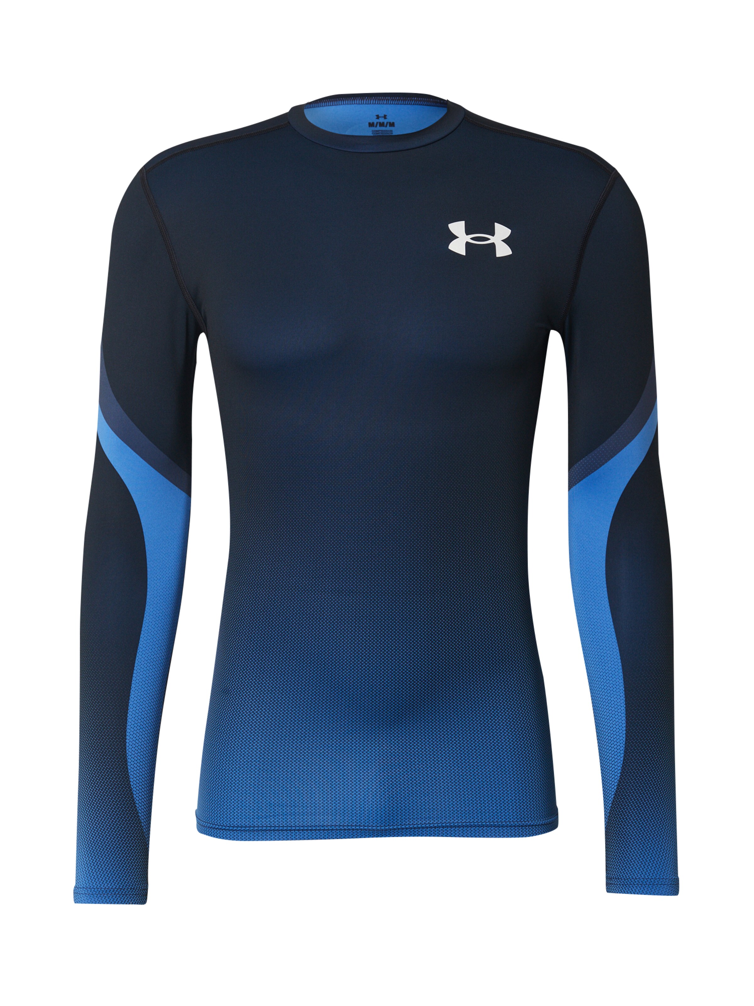 UNDER ARMOUR Funkcionalna majica | modra barva: sprednja stran