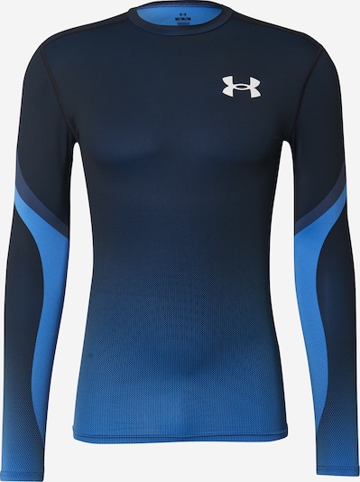 Sportiniai marškinėliai iš UNDER ARMOUR, spalva – tamsiai mėlyna / azuro spalva / balta, Prekių apžvalga