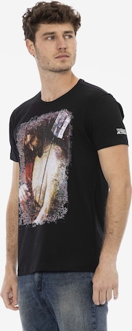 Trussardi Shirt in Zwart: voorkant