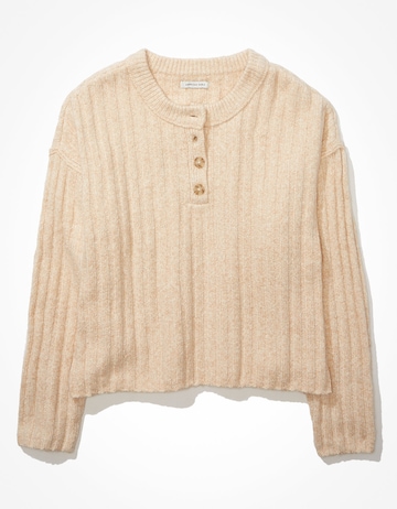 American Eagle Trui in Beige: voorkant