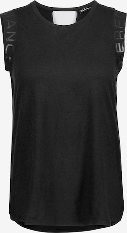 Ulla Popken Performance Shirt in Black: front