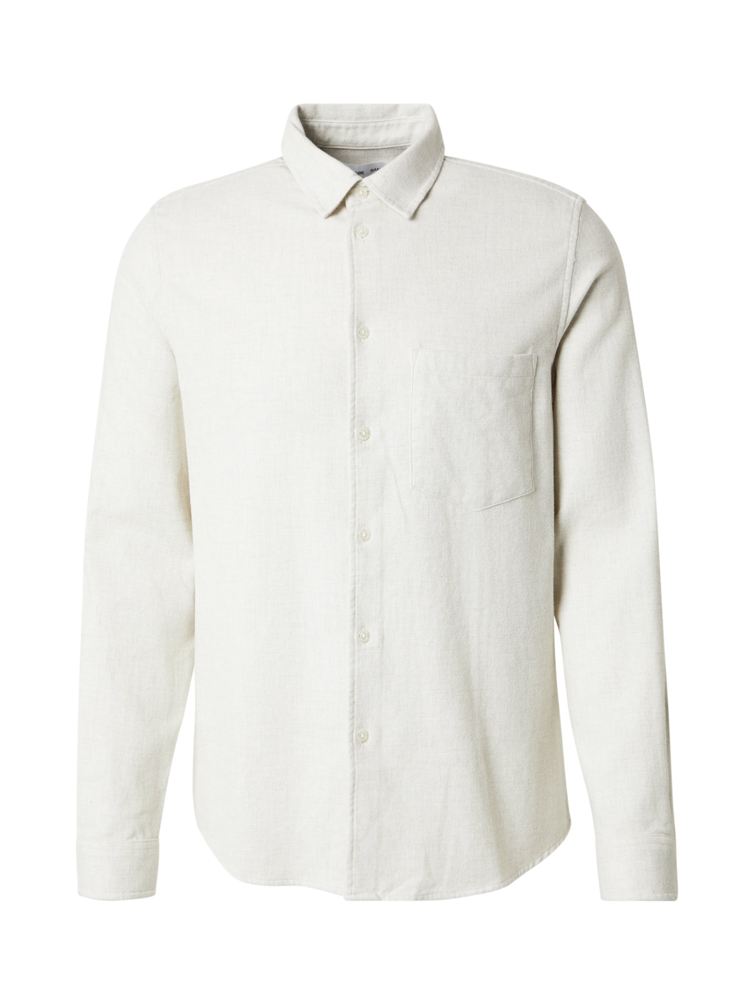 Samsøe Samsøe Regular fit Πουκάμισο 'Liam' σε μπεζ: μπροστά