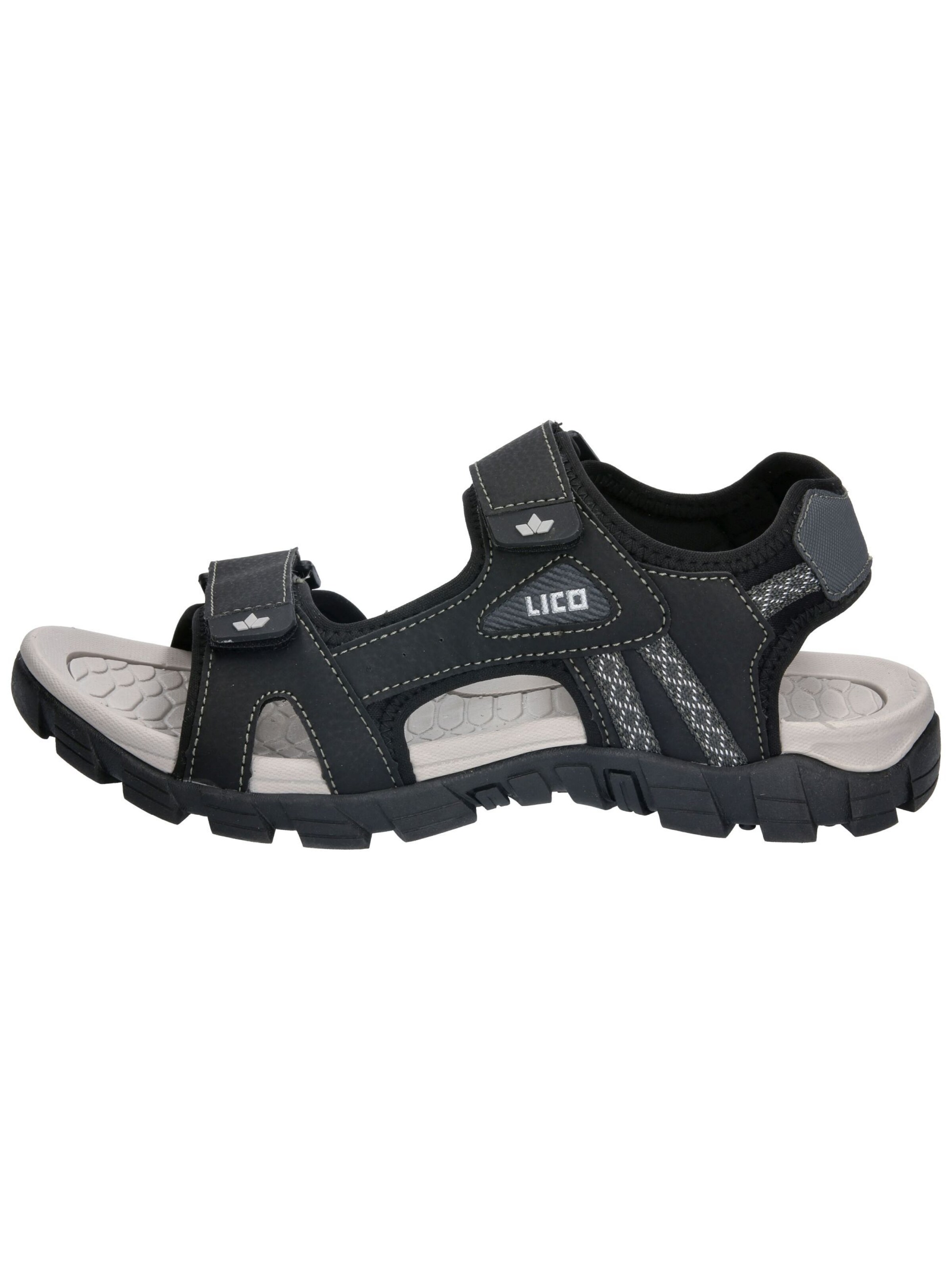 LICO Sandale 'Lealman V' in Schwarz