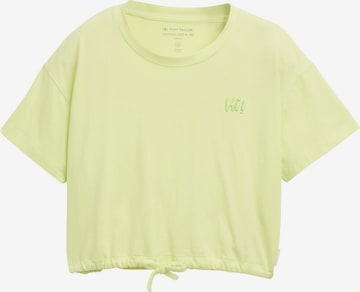 TOM TAILOR Shirt in Geel: voorkant