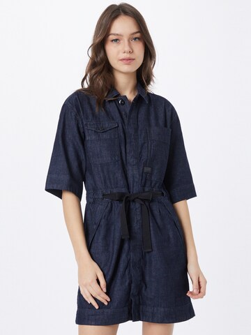 Robe-chemise 'Army' G-STAR en bleu : devant