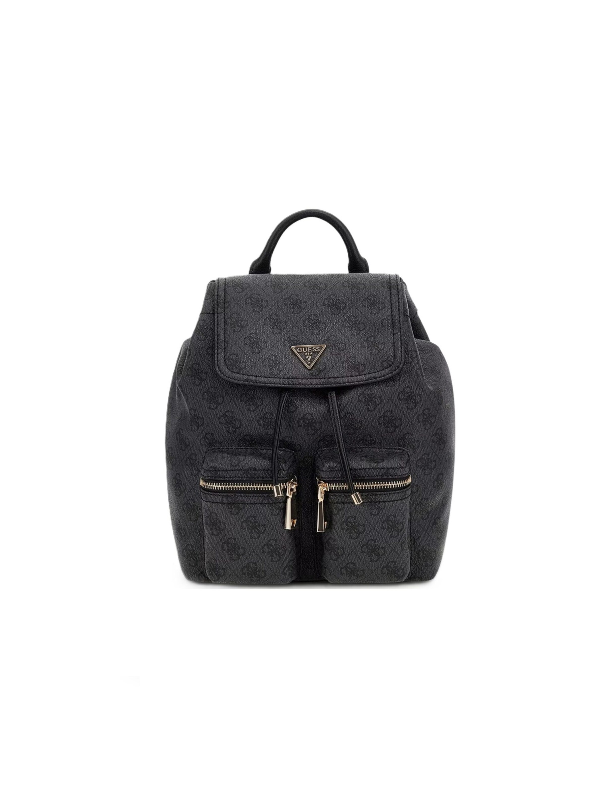 GUESS Rucksack 'Manhattan II' in Schwarz: Vorderseite