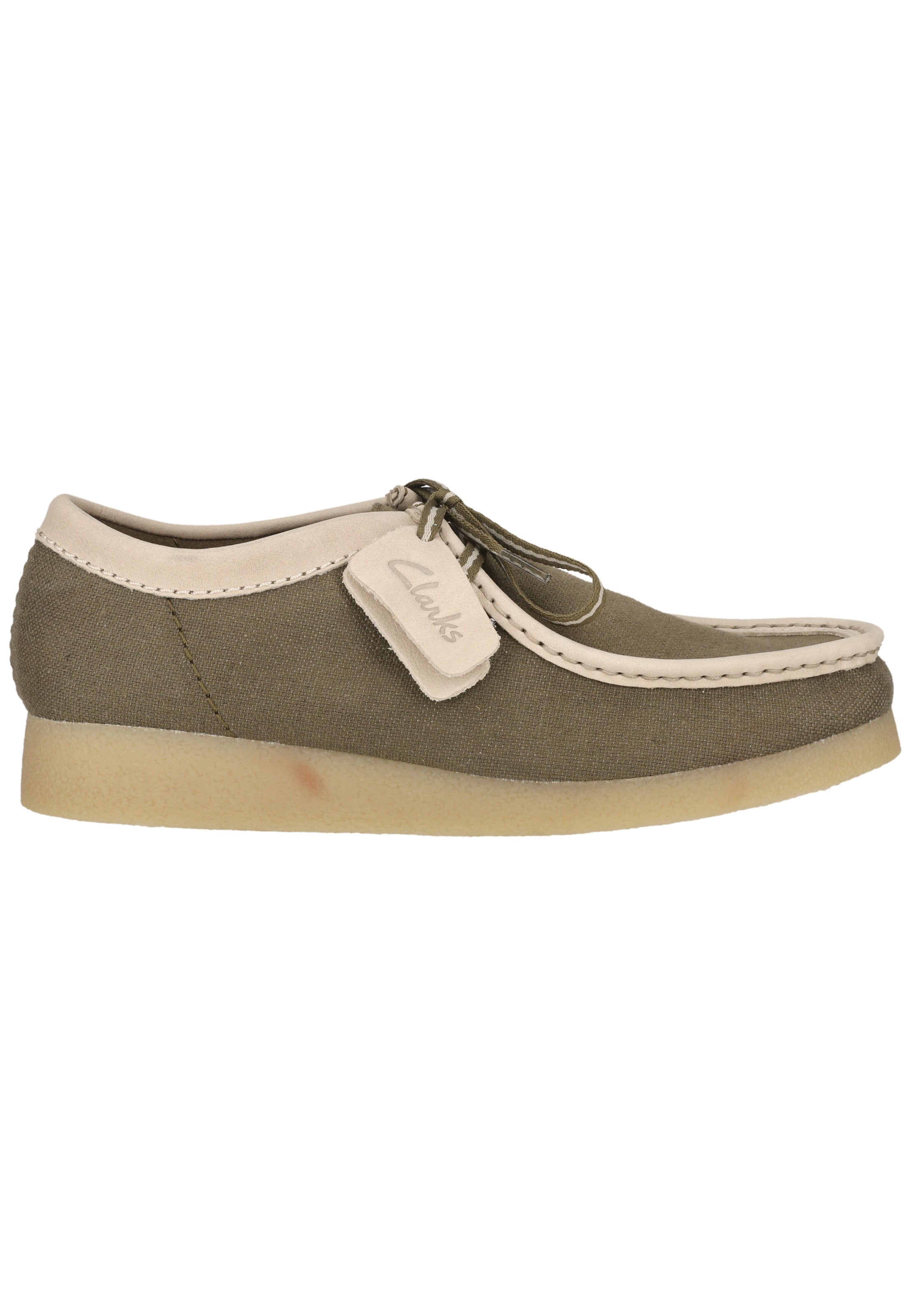 CLARKS Lace-up shoe 'Wallabee EVO' in Green