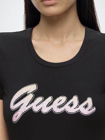 Tricou 'DEGRADE' de la GUESS pe negru