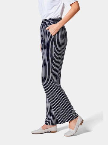 Goldner Regular Pleat-Front Pants in Blue