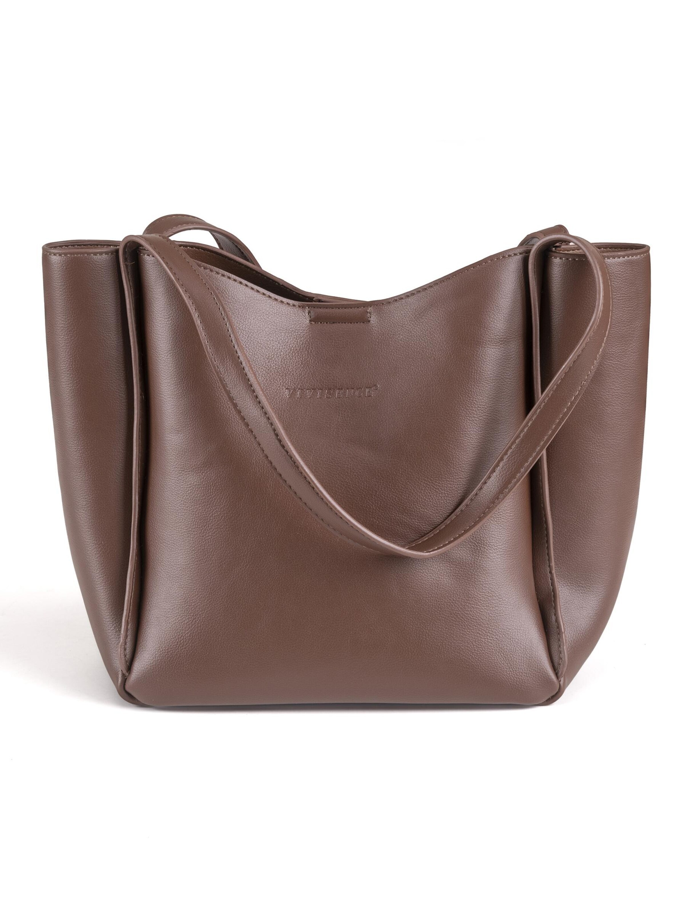 Vivisence Handtasche 'T0004'‌‌‌ in Braun: Vorderseite