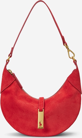 Sac bandoulière Polo Ralph Lauren en rouge : devant