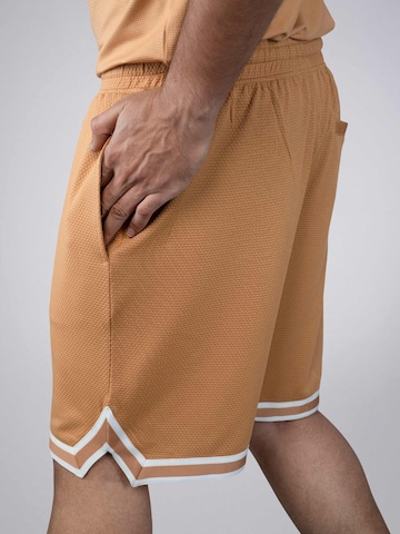 PANTONECLO Boardshorts 'Pantoneclo Men’s Gym Shorts with Side Gasket' in Geel