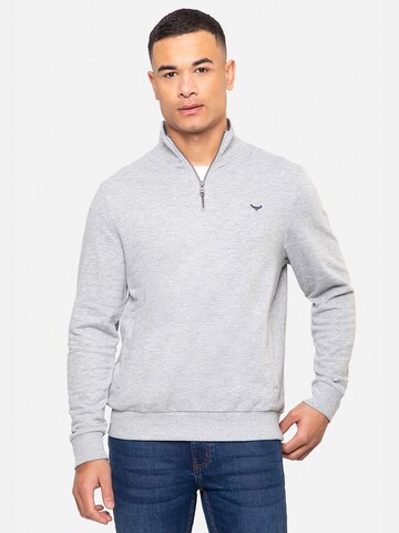 Threadbare Sweatshirt 'Patrick' in Grau: predná strana