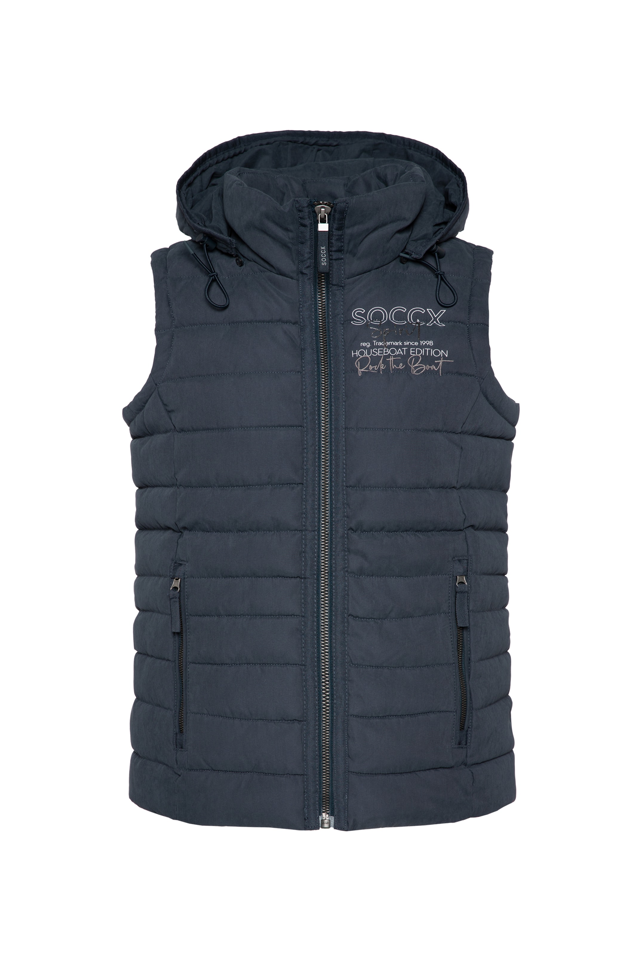 Gilet di Soccx in blu: frontale
