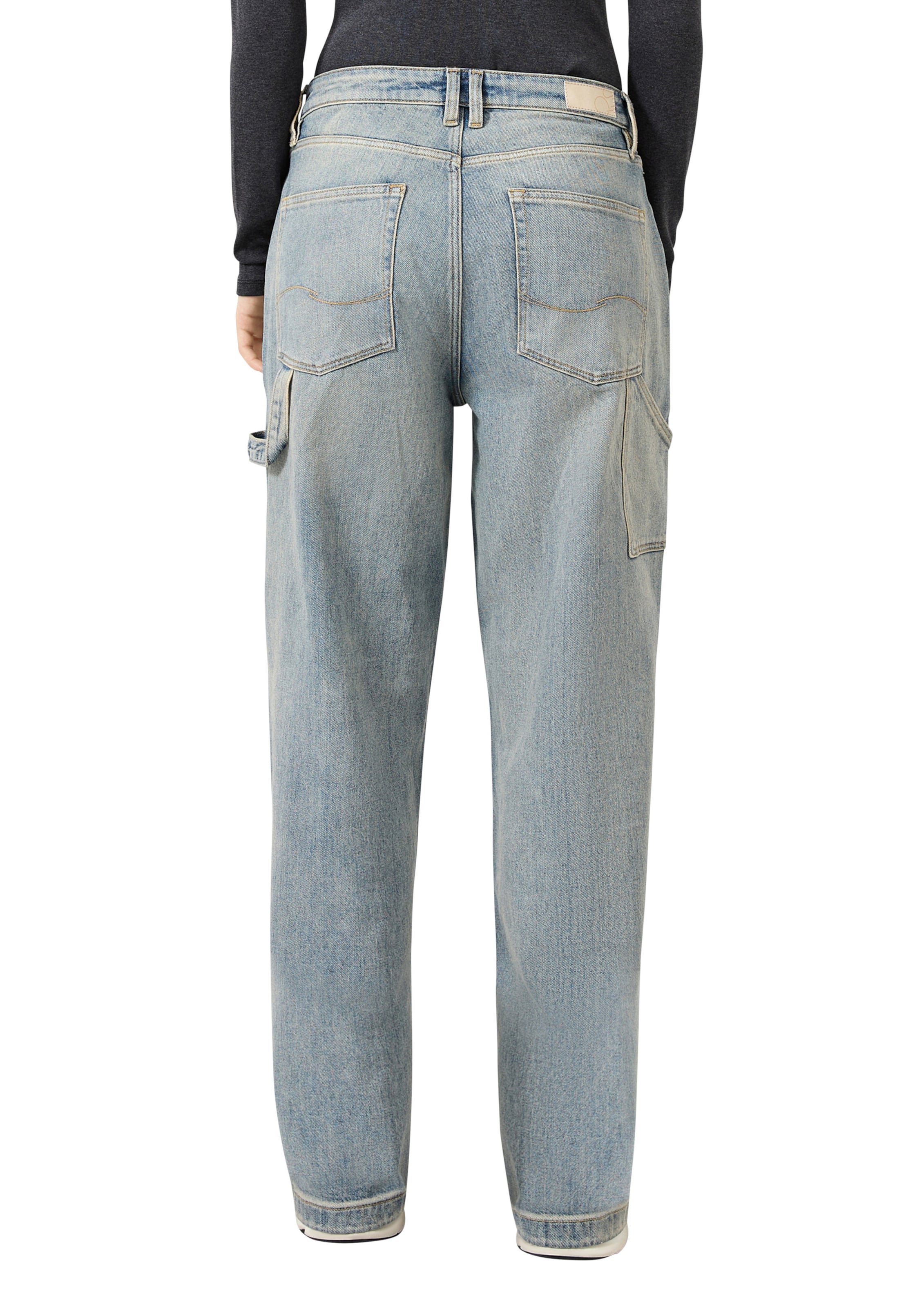 Wide Leg Jean à pince QS en bleu