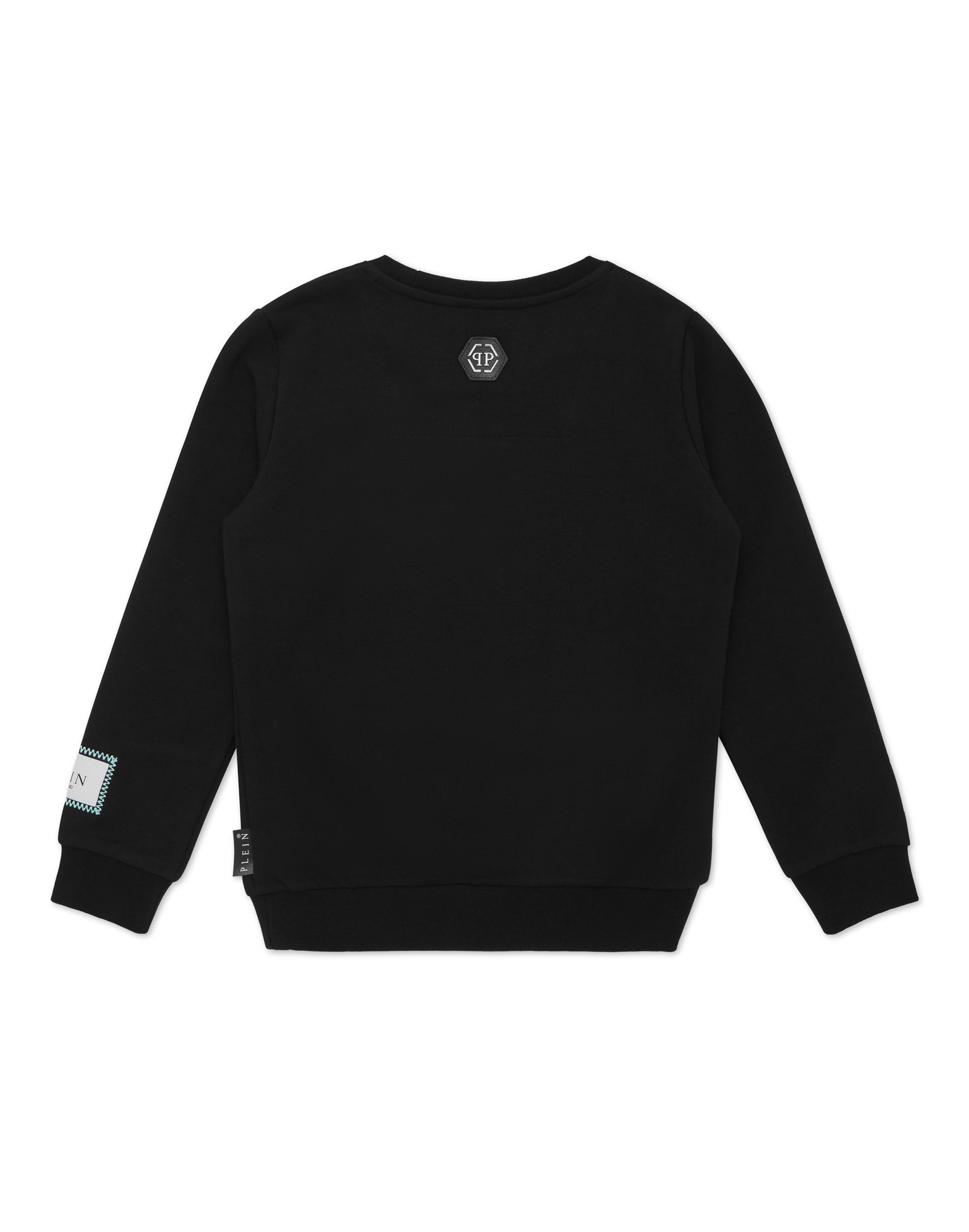 Philipp Plein Sweatshirt 'Racing' in Schwarz