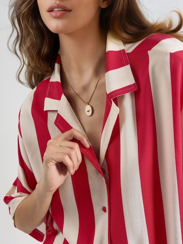 Busem Bluse in Rot