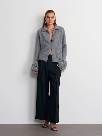 Wide leg Pantaloni di Dilvin in nero: frontale