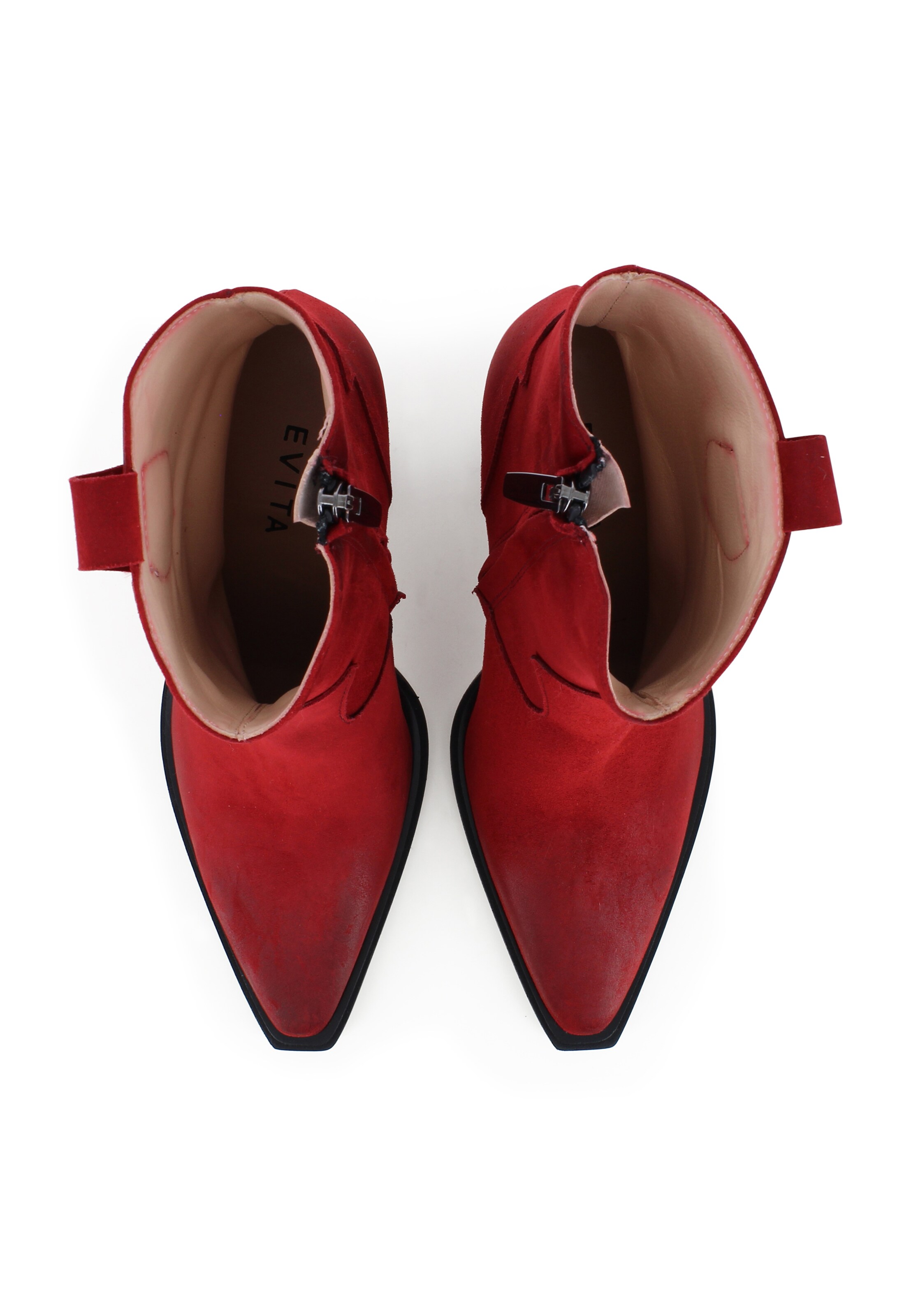 EVITA Enkellaarsjes 'GAIA' in Rood