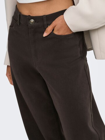 ONLY Wide Leg Jeans 'ONLMadison' in Braun