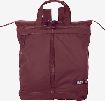 Zaino 'Zaino Unisex Tucano Recycled PET con Zip - 35x42x8 cm' di TUCANO in rosso: frontale