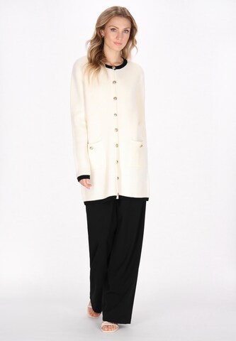 Cardigan DreiMaster Klassik en blanc