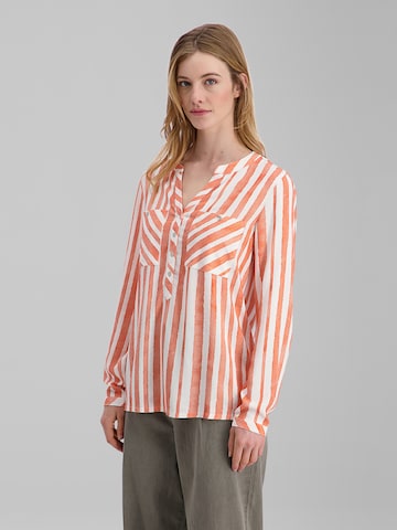 TIMEZONE Blouse 'Henley' in Beige: front