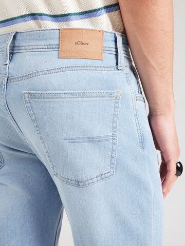 s.Oliver Slimfit Kavbojke 'Nelio' | modra barva