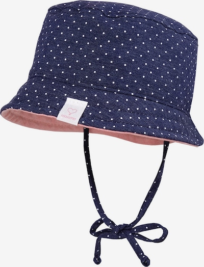 MAXIMO Hat in Blue denim / White, Item view