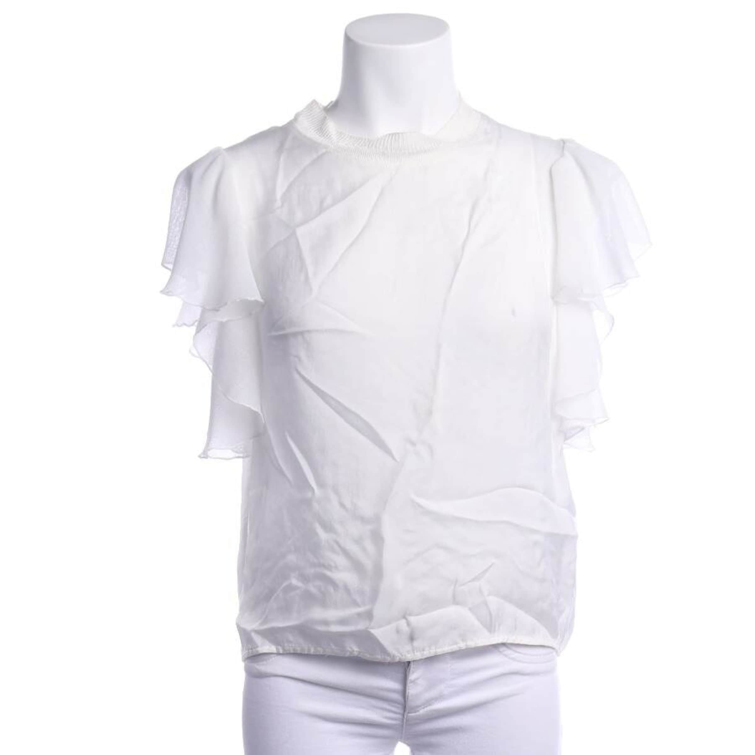 Sandro Shirt S in Weiß: Vorderseite