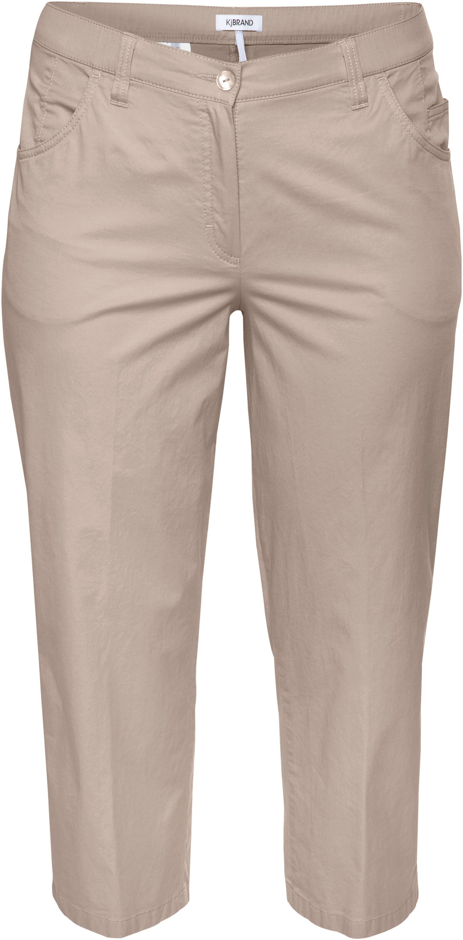 KjBRAND Regular Pants in Beige: front