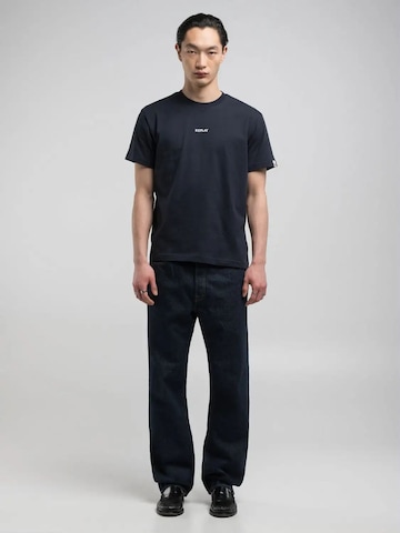 Maglietta di REPLAY in blu: frontale