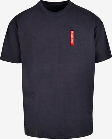 T-Shirt 'Crab Kanji Japan' F4NT4STIC en bleu : devant