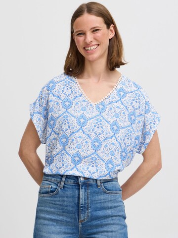 Camicia da donna ' Halba ' di b.young in blu: frontale