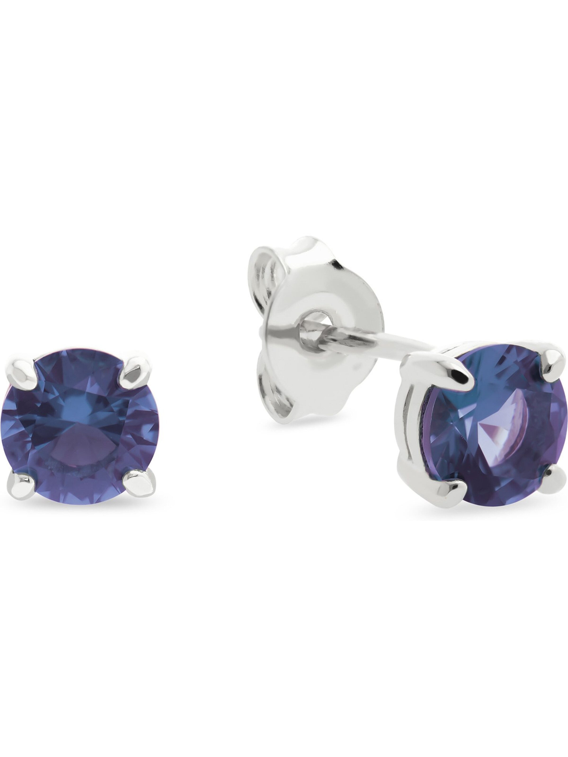 CHRIST Ohrringe in Blau: Vorderseite