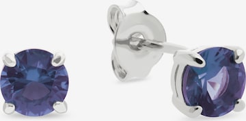 CHRIST Ohrringe in Blau: Vorderseite