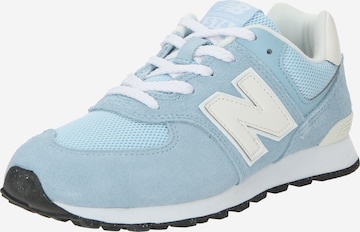 Baskets '574' new balance en bleu : devant