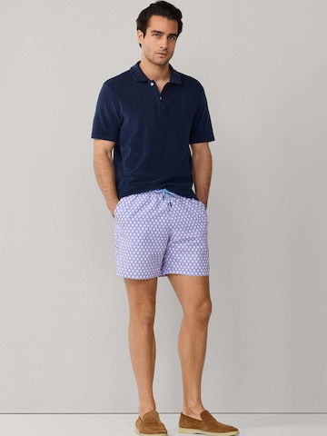 Shorts de bain 'Seashell' Hackett London en violet