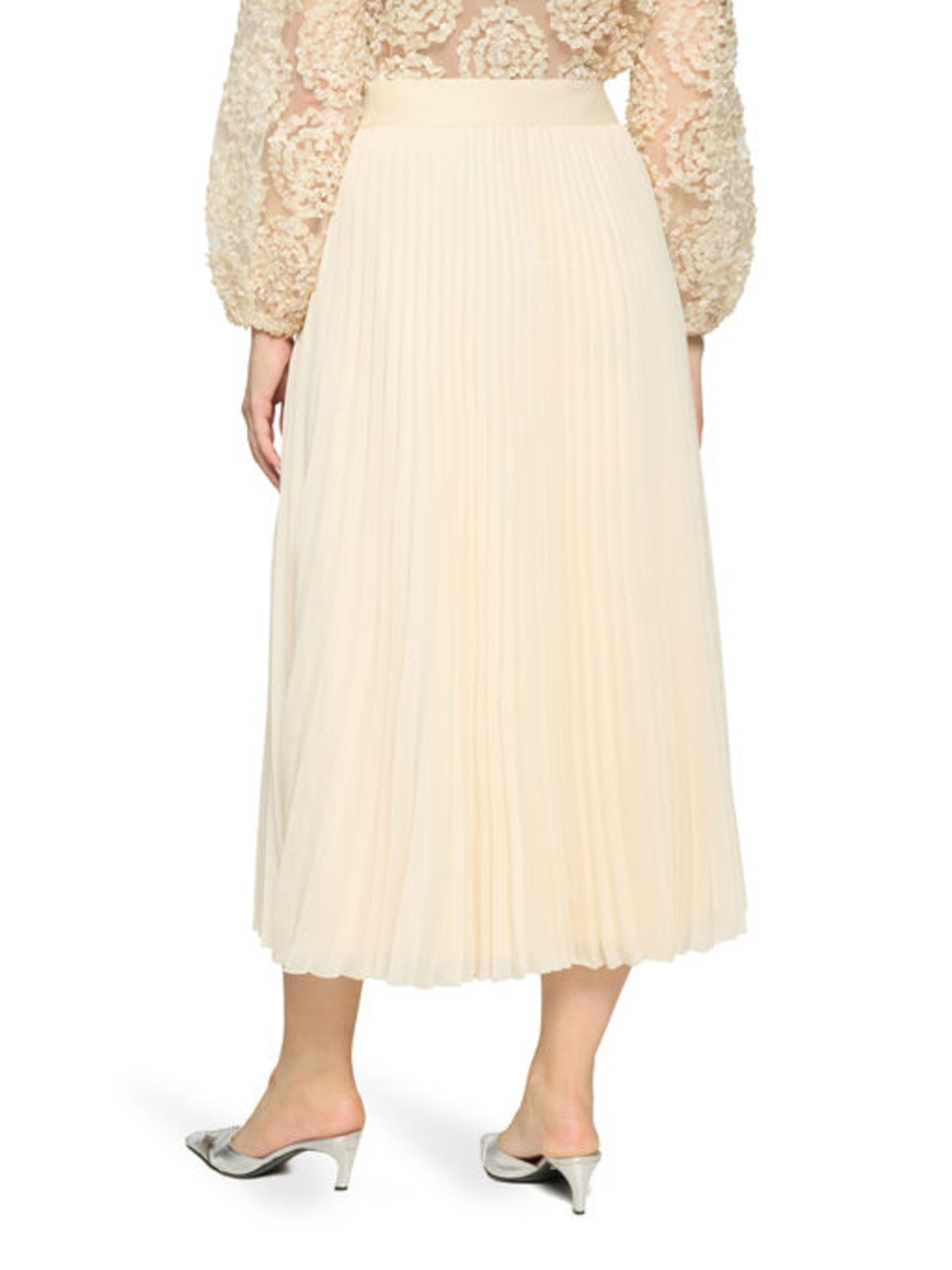 Gonna di Vera Mont in beige: frontale